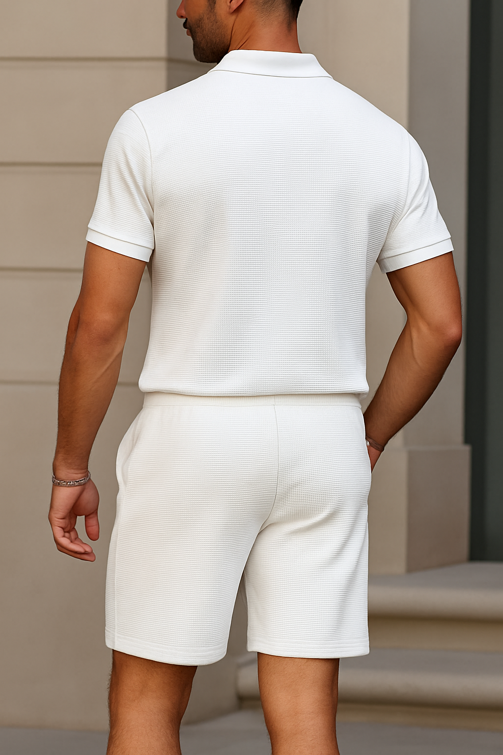 PremiumLässiges Set – Poloshirt &amp; Shorts im 2er-Pack